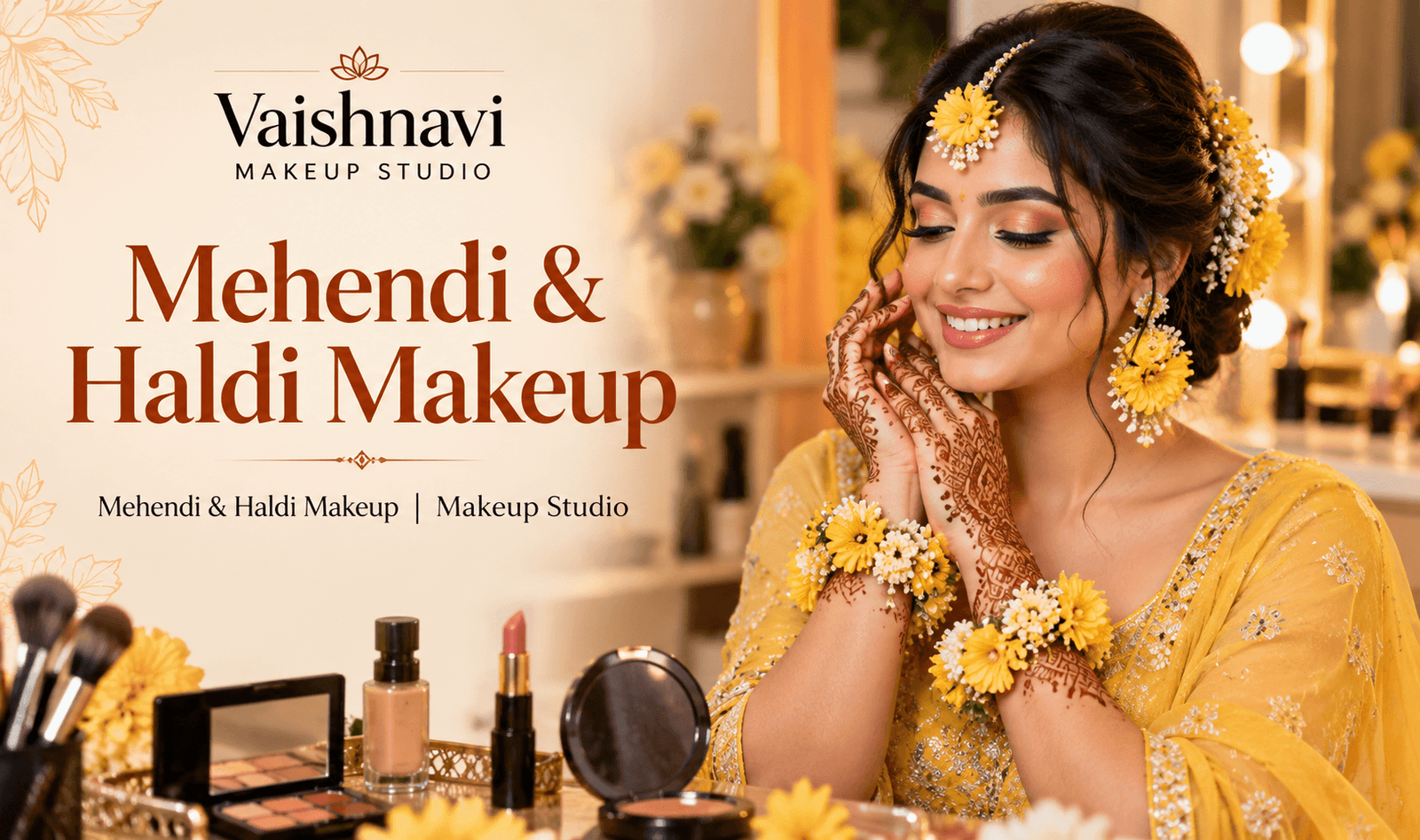 Mehendi & Haldi Makeup